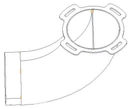 COUDE TURBINE P2 SO