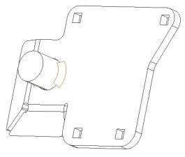 PROGRESS P LEFT ROLLER SUPPORT