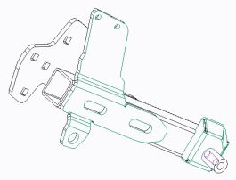 LEFT PACKER ROLLER BRACKET