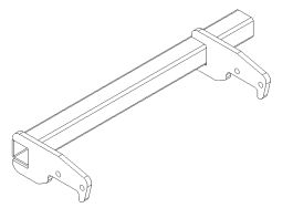 TRACK ERADICATOR SUPPORT L TS WELDED