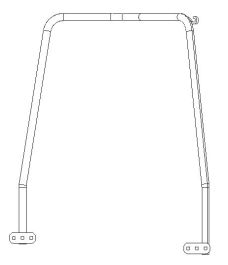 PROGRESS P RIGHT REAR SAFETY RAILING