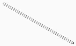 SHORT TINE HOLDER BAR 4M(1950)K