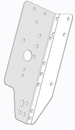 LEFT STD LIGHT HOLDER PL