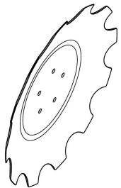 TRACK MARKER DISC HUB