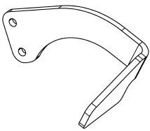 CULTIDISC SCRAPER RIGHT
