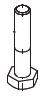 HEX HD SCREW M20 X 160