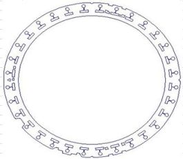 COURONNE DE MAINTIEN 32 RANGS