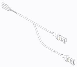 CABLE AND PLUG AMP DUO 4-PIN