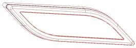 CATADIOPTRE DROIT ROUGE HELLA
