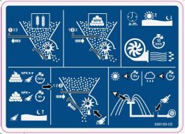 MONODOSER DRAIN STICKER, TF