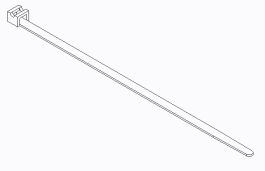 LIEN DE SERRAGE 165X2.5 NYLON BLEU