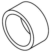 SPACING RING, MODEL B TRW 2