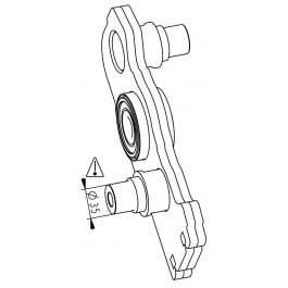 REAR CASTOR WHEEL RD (MAN)