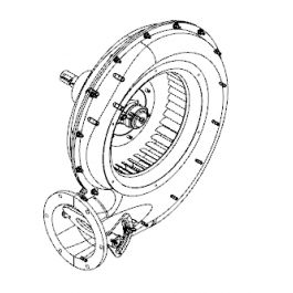 TURBINA AGRO 6P LOZYSKO BASE