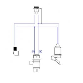 ZESTAW ELEKTR. WYBORU FUNKCJI HYDRAUL. RF