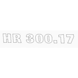 STICKER HR 300.17