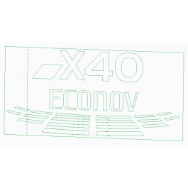 X 40 ECONOV STICKER