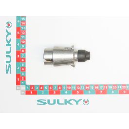 MALE CONNECTOR, 7-PIN (ALUM.- )