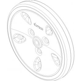 STEEL WHEEL OTICO 330X50 CULTIDISC