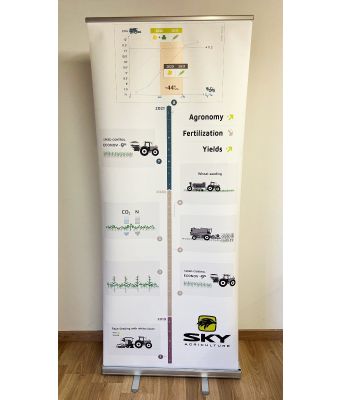 ROLL-UP TREFLE BLANC